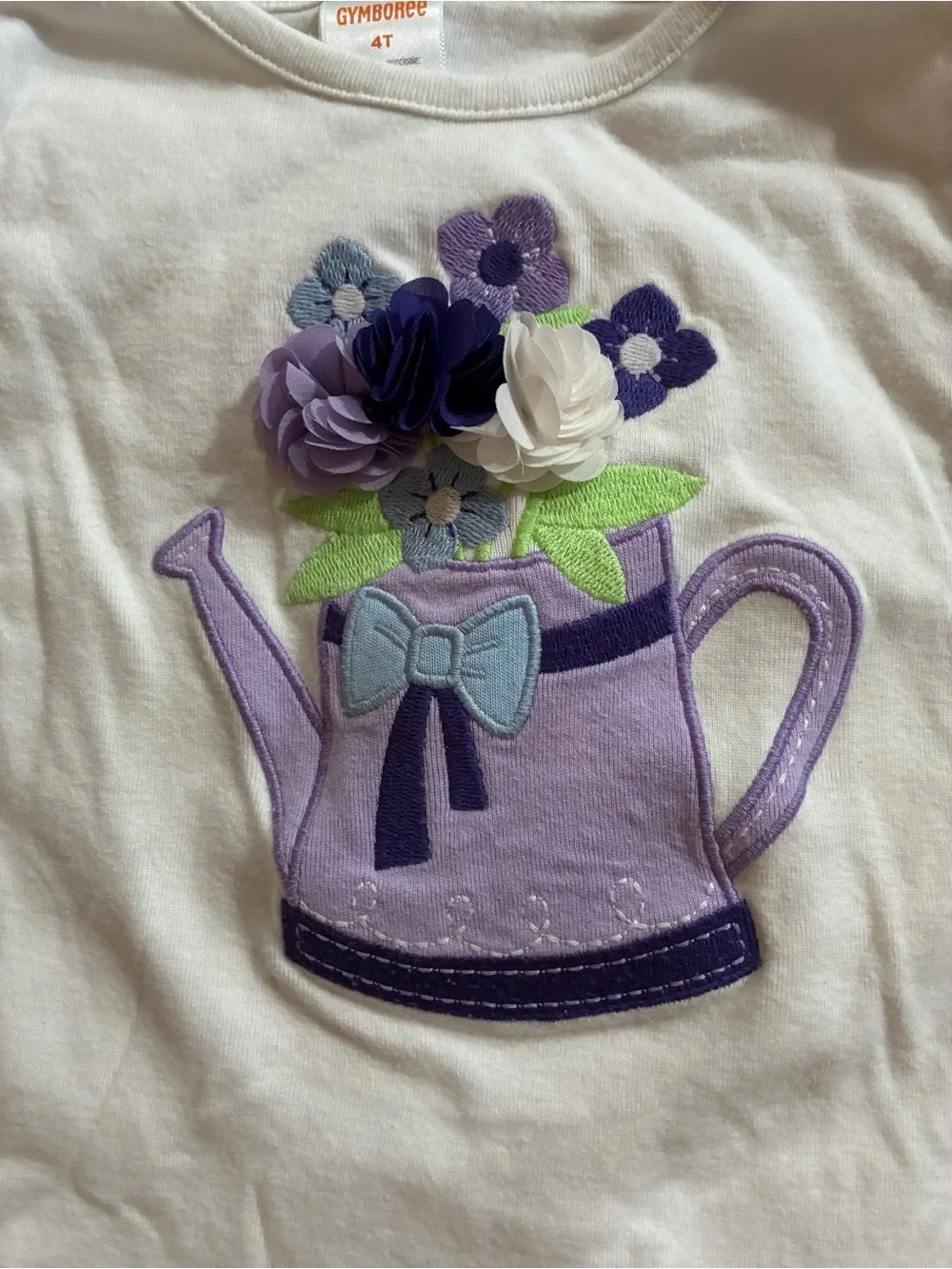 Gymboree Lovely Lavender Embroidered Matching Outfit 4 Piece Set Purple Girls 4T